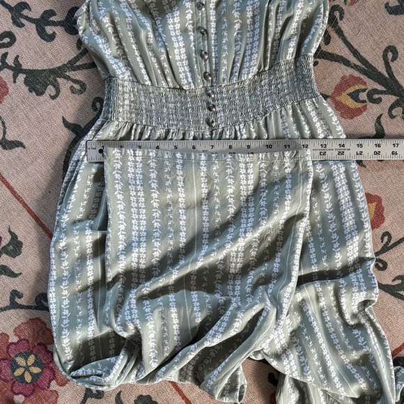 Japna Olive Floral Striped Jumpsuit - Picture 9 of 9